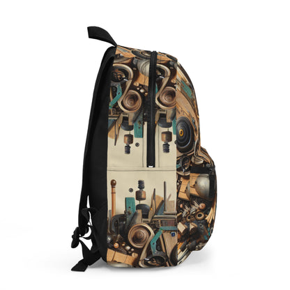 "Nature's Harmony: Assemblage Art with Found Objects" - The Alien Backpack Assemblage Art