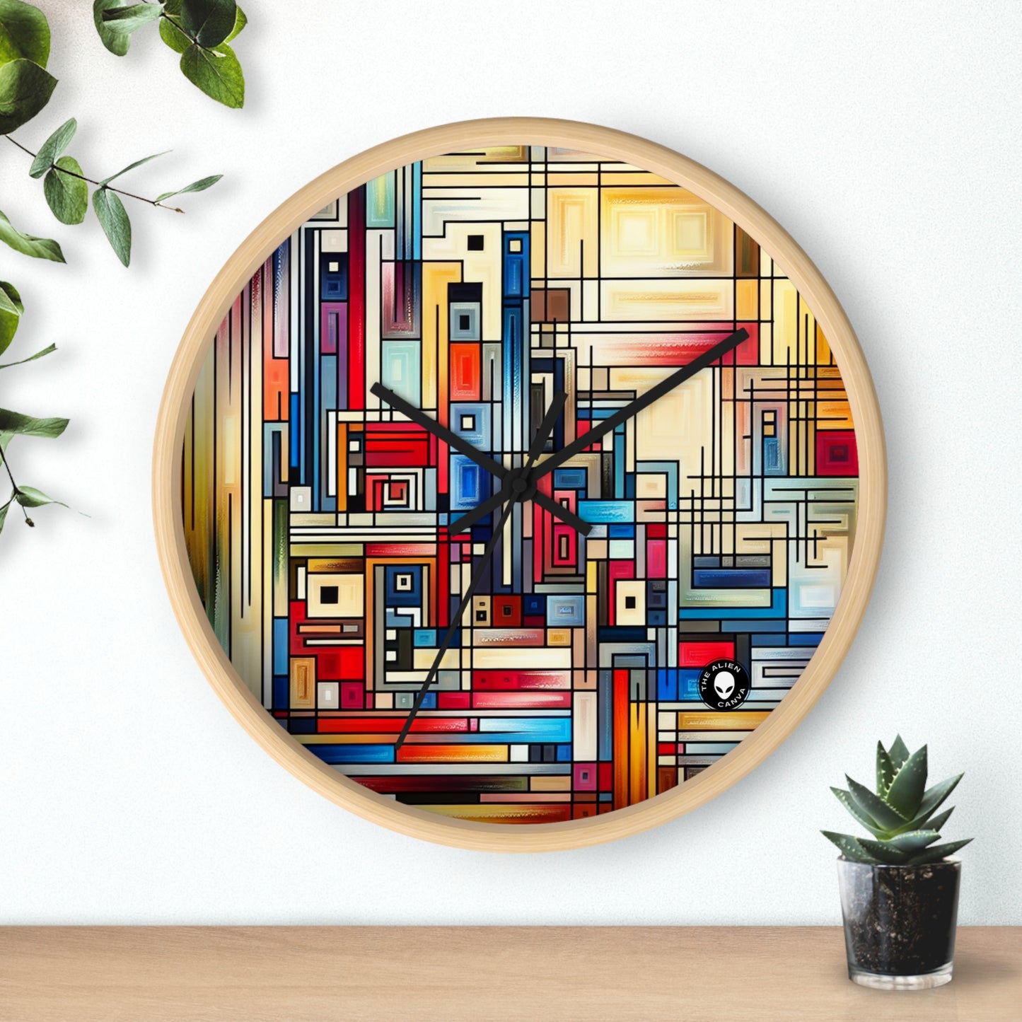 "Urban Symmetry: A Precisionist Perspective" - The Alien Wall Clock Precisionism