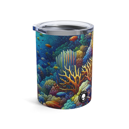 "Marine Paradise: Colorful Coral Reef Wildlife" - The Alien Tumbler 10oz