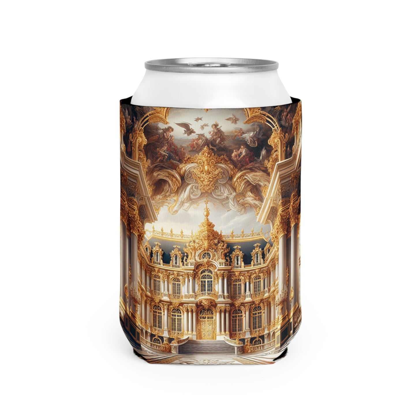 "Regal Splendor: A Gold-Plated Baroque Palace" - The Alien Can Cooler Sleeve Baroque Style