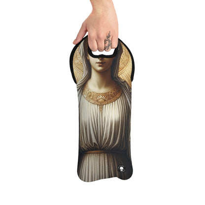 "The Radiant Madonna" - The Alien Wine Tote Bag Religious Art