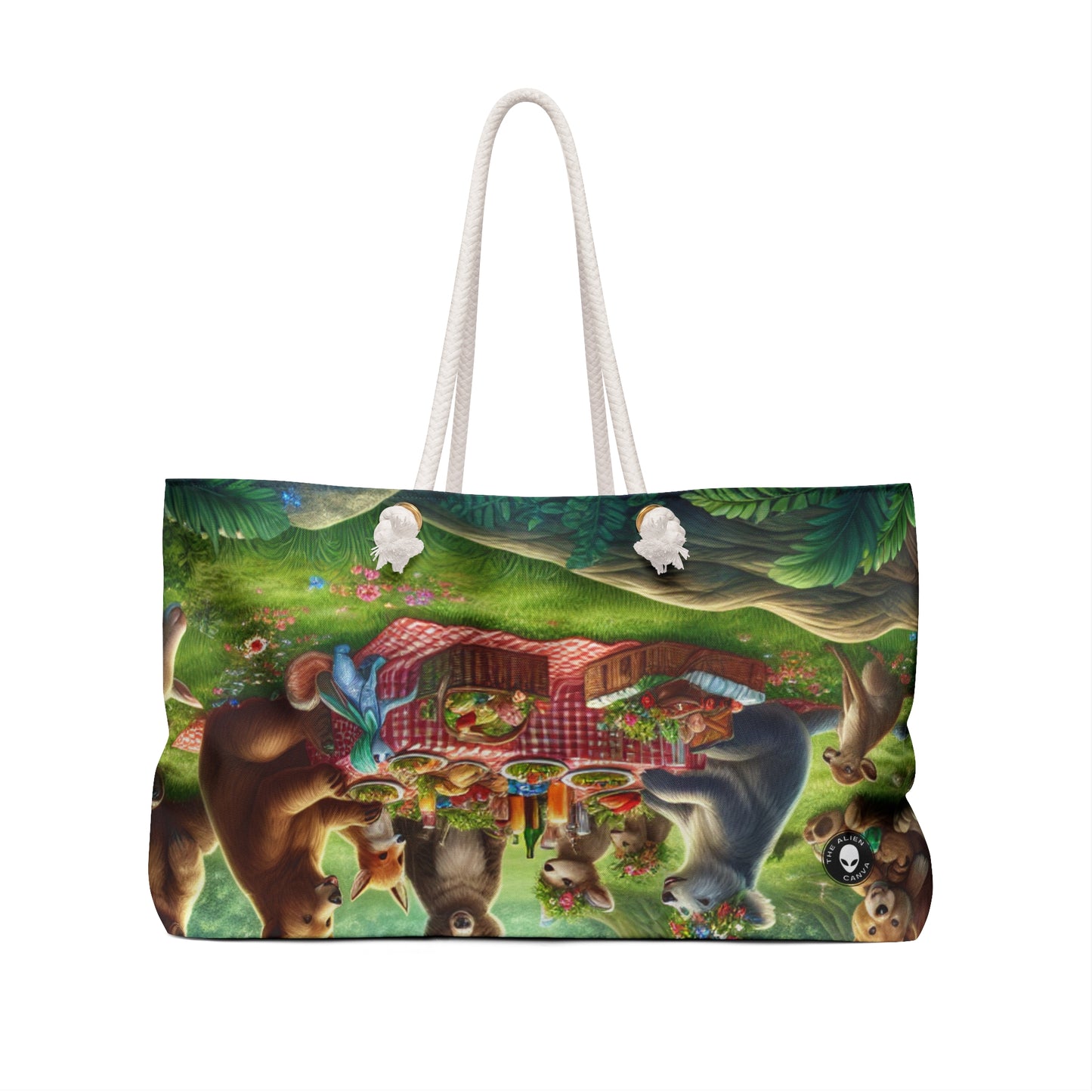 "Enchanted Forest Picnic" - The Alien Weekender Bag