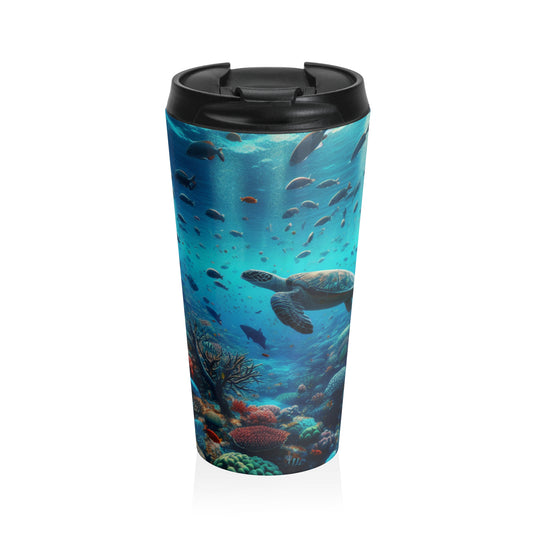 "Underwater Wonderland" - The Alien Stainless Steel Travel Mug