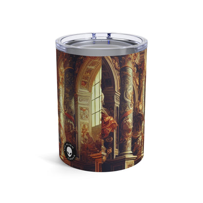 "Masquerade Majesty: A Regal Baroque Ballroom" - The Alien Tumbler 10oz Baroque