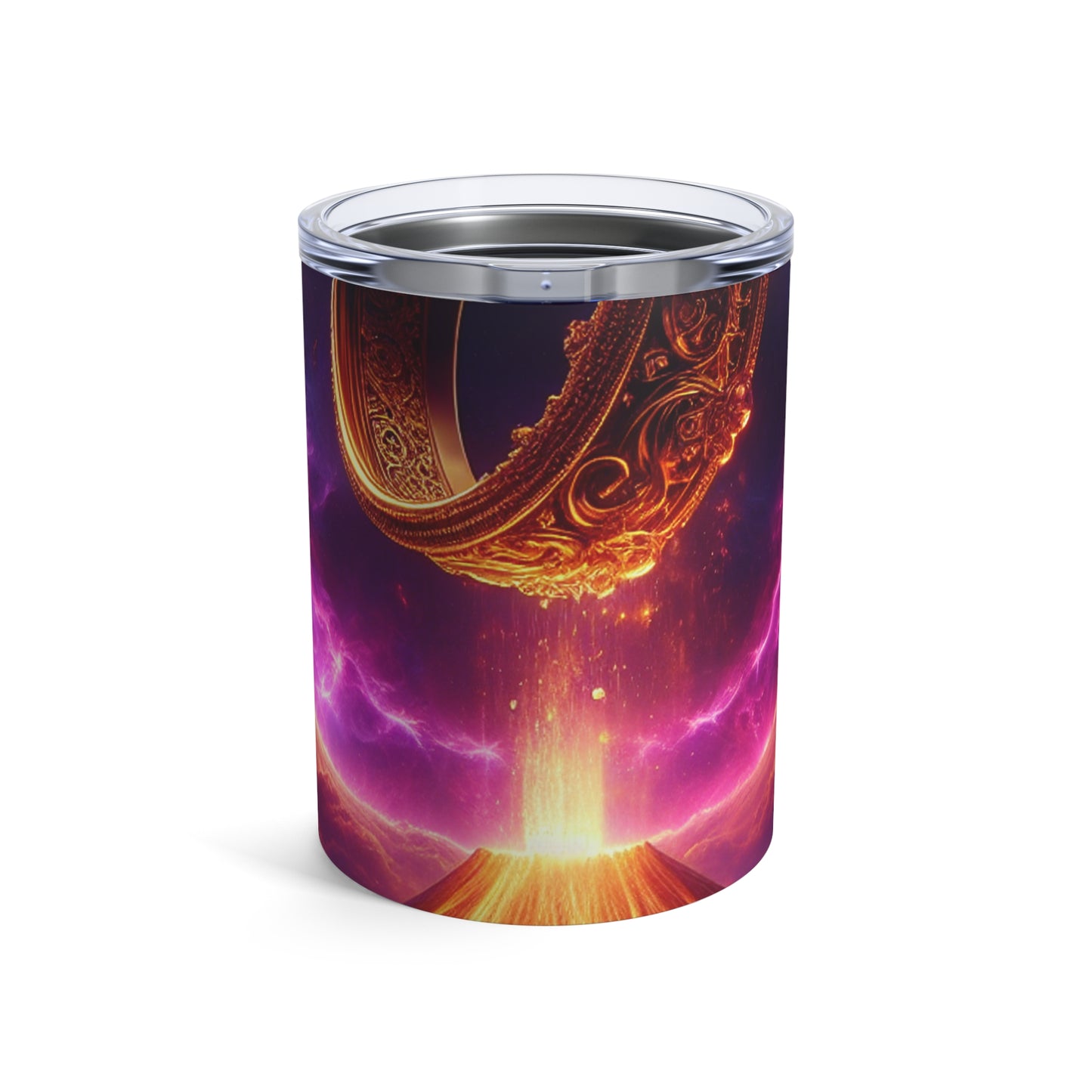 "Ring of Doom: A Surreal Descent." - The Alien Tumbler 10oz