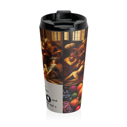 Venetian Reverie: A Contemporary Homage to the Vibrant Elegance of the Venetian School - The Alien Stainless Steel Travel Mug Venetian School