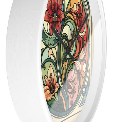 "Enchanting Depths: An Art Nouveau Ode to the Underwater Realm" - The Alien Wall Clock Art Nouveau