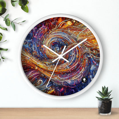 'Cyber ​​Journeys' - El reloj de pared alienígena Arte digital