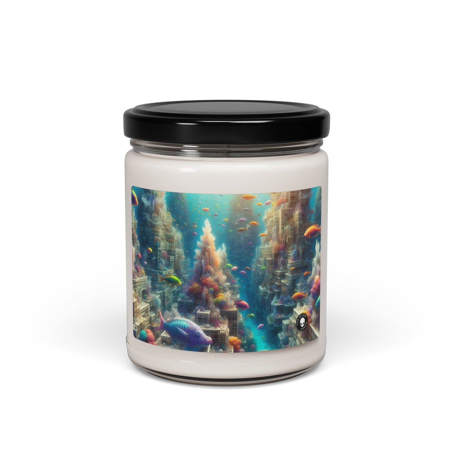 "Coralline City: A Surreal Underwater Wonderland" - The Alien Scented Soy Candle 9oz