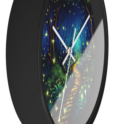 "Enchanted Forest: Night Glow" - The Alien Wall Clock