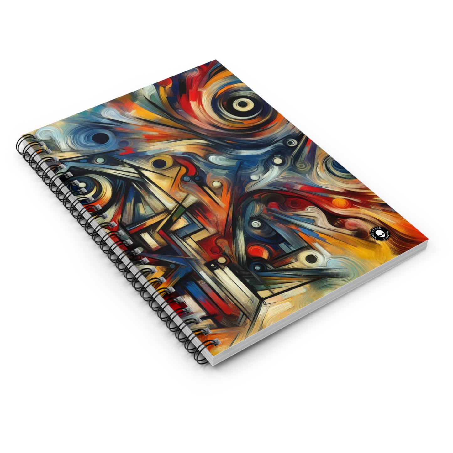 "Tempestuous Majesty" - The Alien Spiral Notebook (Ruled Line) Expressionism