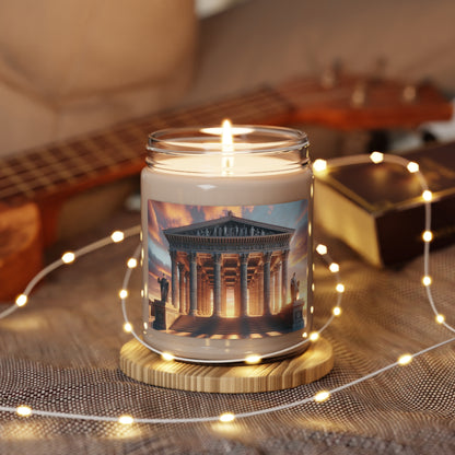 "Warm Glow of the Grecian Temple" - The Alien Scented Soy Candle 9oz Neoclassicism Style