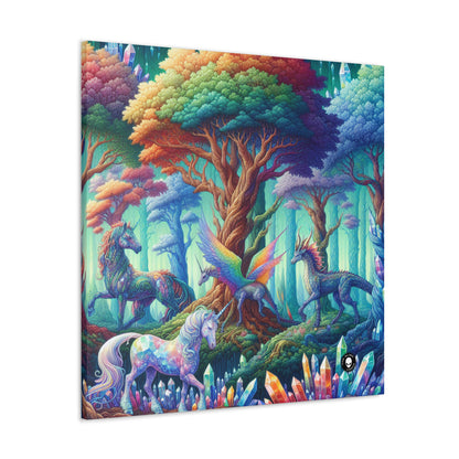 "Crystal Forest: Realm of Mythical Beings" - The Alien Canva