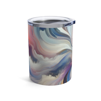 "Harmony in Nature: A Lyrical Abstraction" - The Alien Tumbler 10oz Lyrical Abstraction