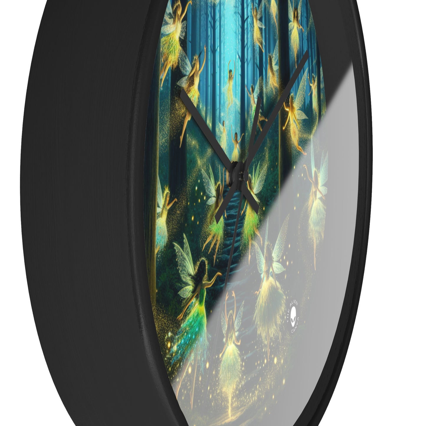 Enchanted Night: Firefly Dance - The Alien Wall Clock