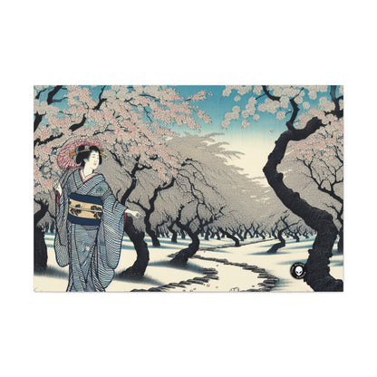 "Blossoming Sky" - The Alien Canva Ukiyo-e (impression japonaise sur bois)