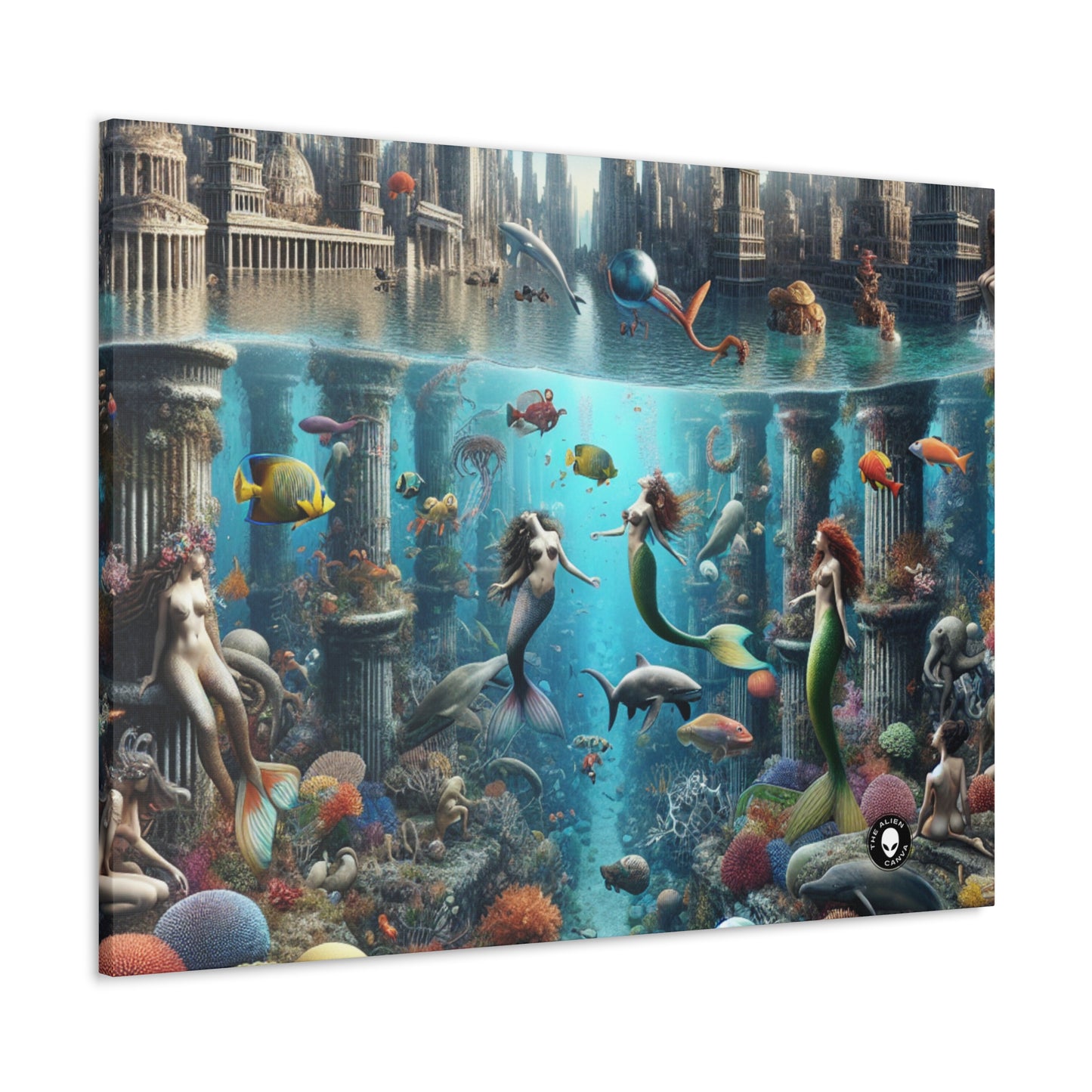 "Seascape Serenity: An Underwater Haven" - The Alien Canva