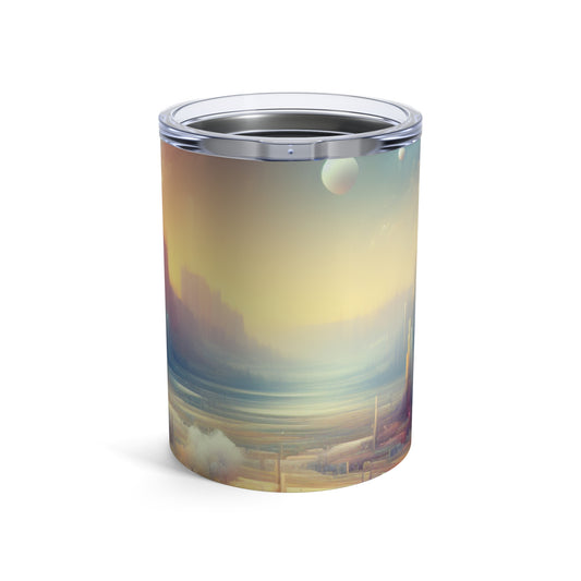 "Dreamscape Delights: A Surreal Painting" - The Alien Tumbler 10oz