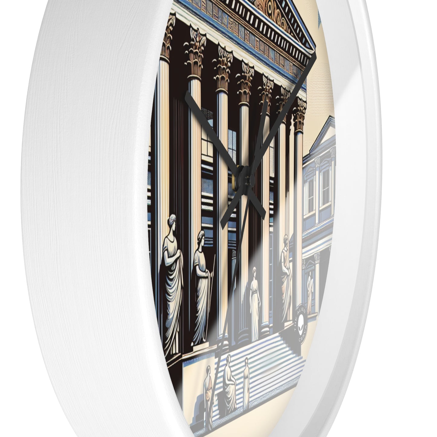 "Neoclassical Urban Elegance" - The Alien Wall Clock Neoclassicism