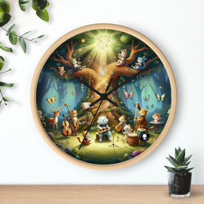 "Enchanted Forest Jam" - The Alien Wall Clock