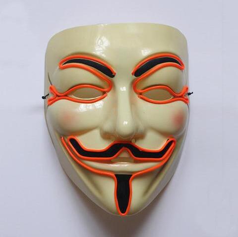 New LED Guy Fawkes Mask