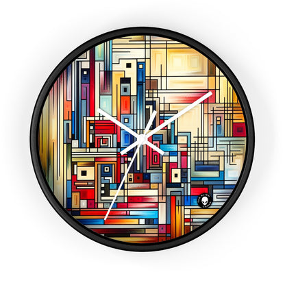 "Urban Symmetry: A Precisionist Perspective" - The Alien Wall Clock Precisionism