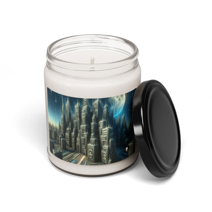 Bougie parfumée au soja « Paysage urbain nocturne » - La bougie parfumée Alien 9oz