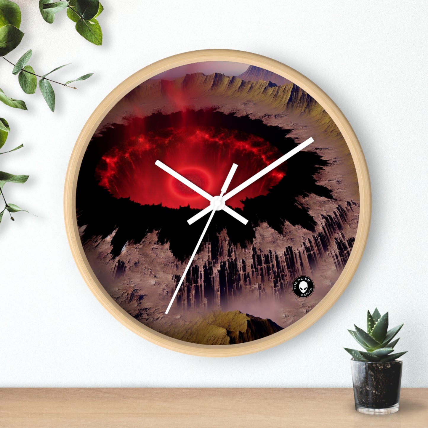 "Fallen Power: The Destruction of the Rings of Power" - The Alien Wall Clock