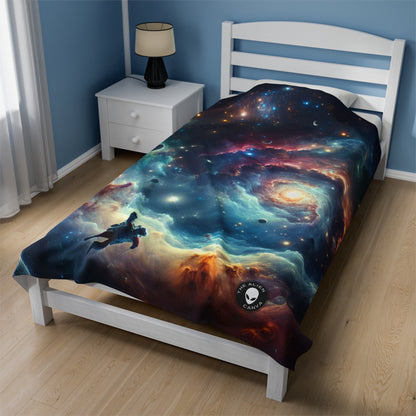 "Galactic Explorer" - The Alien Velveteen Plush Blanket