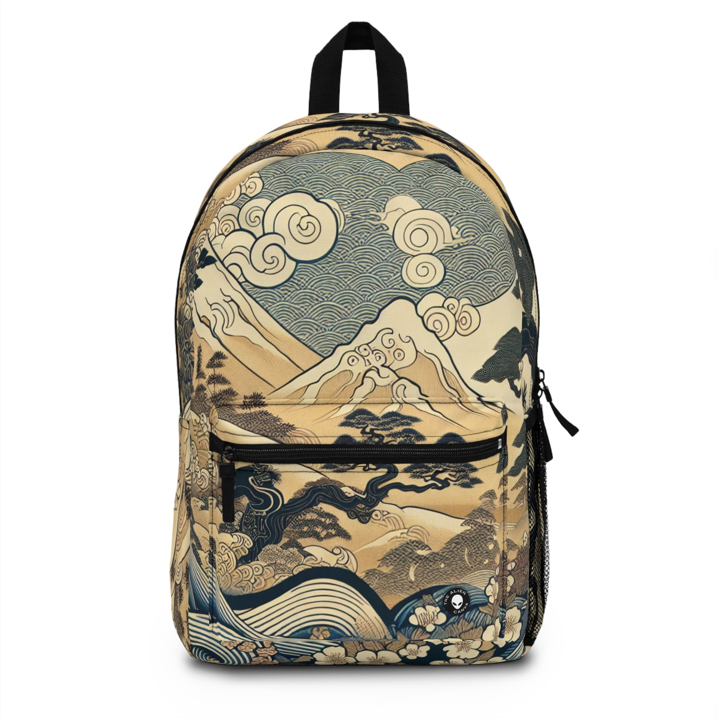 "Los sueños festivos de Edo" - La mochila alienígena Ukiyo-e (impresión en madera japonesa)