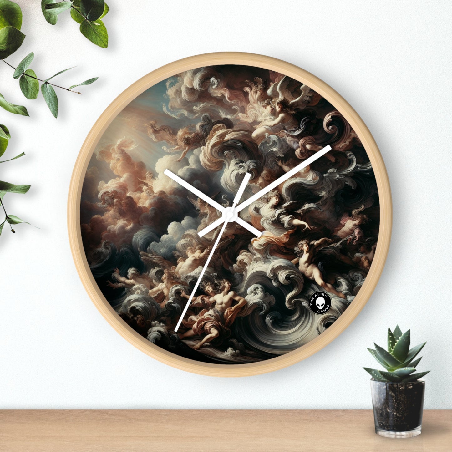 "Majestic Ballroom: A Baroque Affair" - The Alien Wall Clock Baroque