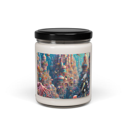 "Treasure of the Deep: A Fantastical Underwater City" - The Alien Scented Soy Candle 9oz