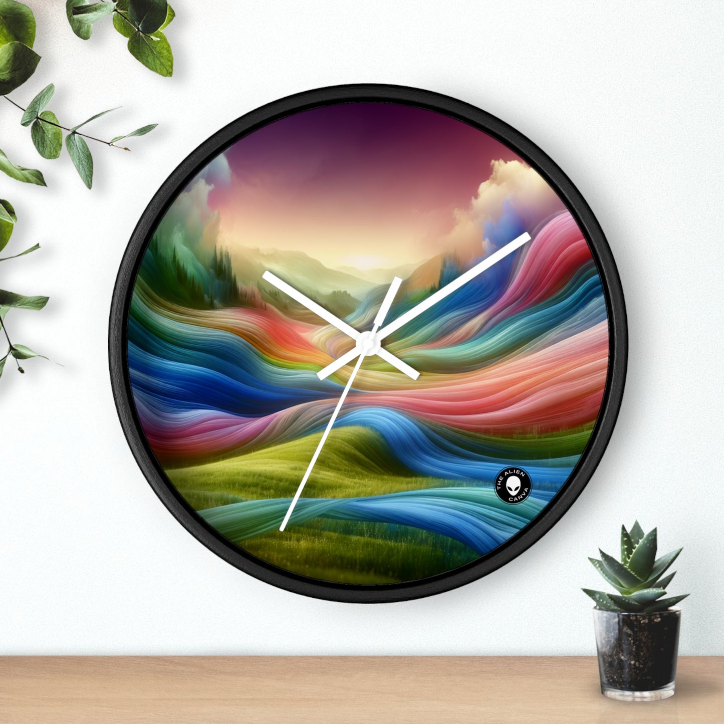 "Emotionally Charged Dreamscape" - The Alien Wall Clock