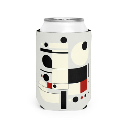 "Dynamic Balance: A Suprematist Exploration" - The Alien Can Cooler Sleeve Suprematism