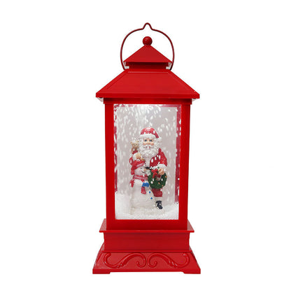 Snowing Christmas Decoration Snow lamp Street Lantern Ornament Light