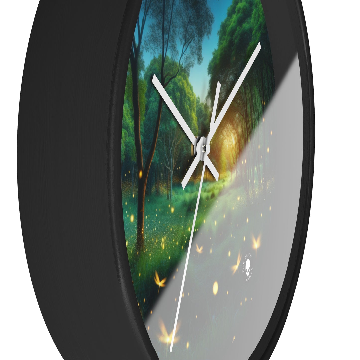 "Firefly Dusk" - The Alien Wall Clock