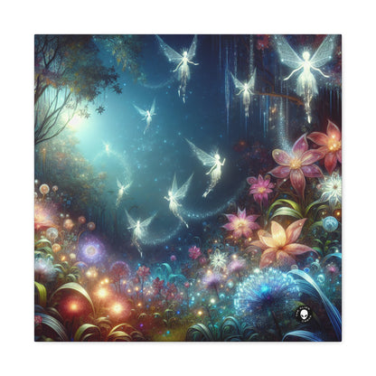 "Bosque de flores encantado a la luz de la luna" - The Alien Canva