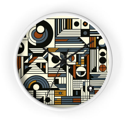 "Urban Elegance: A Concrete Art Exploration" - The Alien Wall Clock Concrete Art