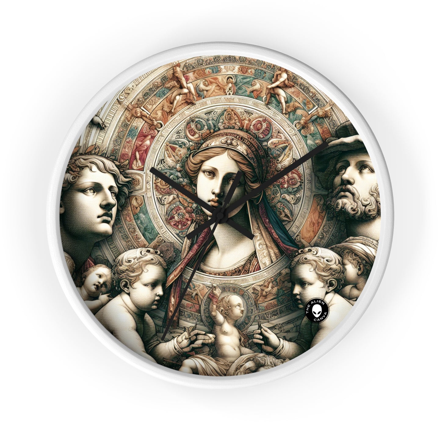 "Mystical Banquet: A Renaissance Fantasy" - The Alien Wall Clock Renaissance