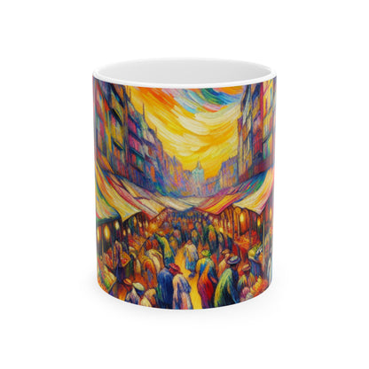 "Jungle Fauvism" - The Alien Ceramic Mug 11oz Fauvism