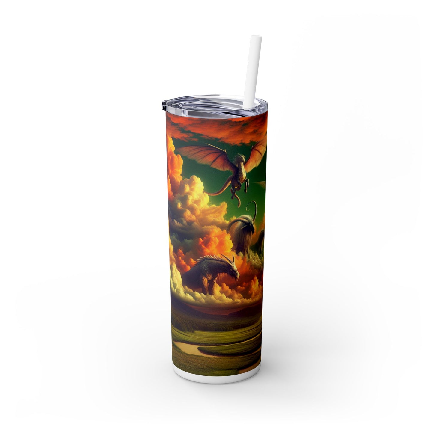 "Skyborne Realms" - Vaso delgado con pajita Alien Maars® de 20 oz