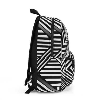 "Swirling Kaleidoscope: A Bold Op Art Vortex" - The Alien Backpack Optical Art (Op Art)