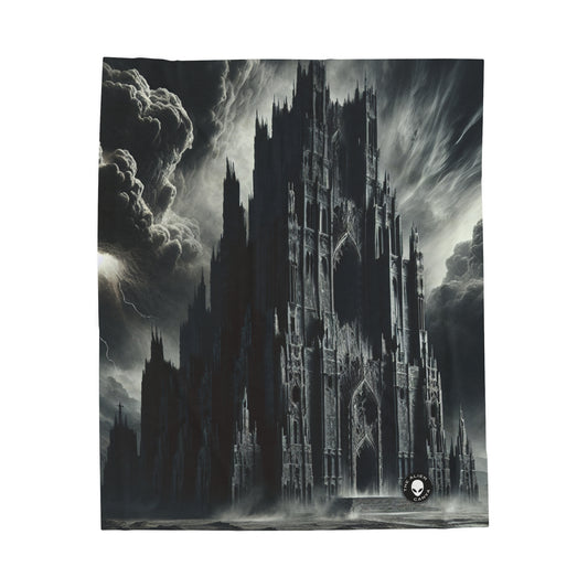 "Sauron's Shadow Tower" - The Alien Velveteen Plush Blanket