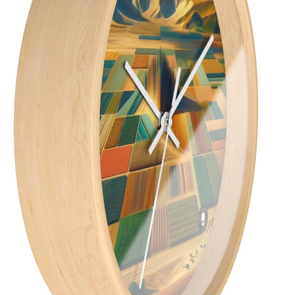 "Forest Mandala: Nature's Harmony" - The Alien Wall Clock Land Art