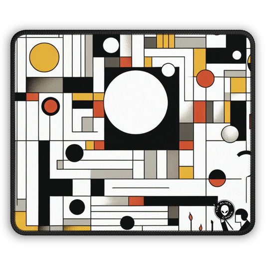 "Equilibrium in Abstract: Geometric Suprematism" - The Alien Gaming Mouse Pad Suprematism