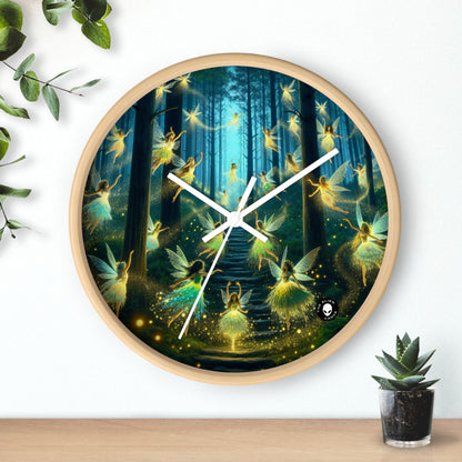 Enchanted Night: Firefly Dance - The Alien Wall Clock