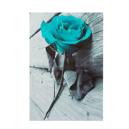 Home Office Blue Rose Canvas Painting