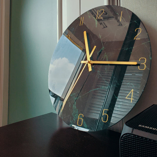 Reloj de pared silencioso Reloj de cuarzo para sala de estar