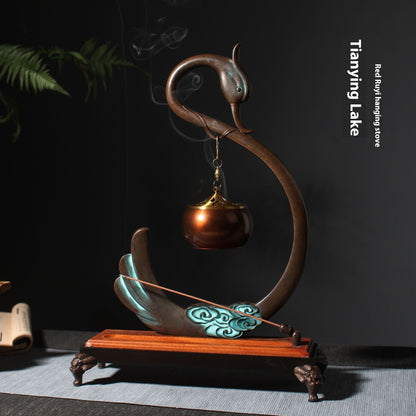 Swan Antique Incense Burner New Chinese Style