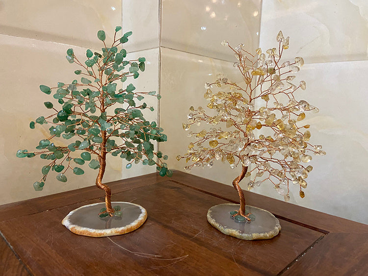 Room Decoration Bookshelf Crystal Tree Decoration